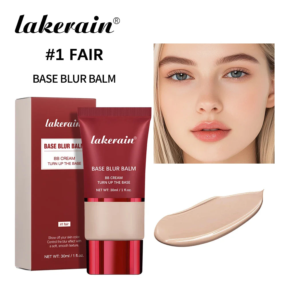 Matte Foundation Base Blur Soft Focus Matte Full Coverage Natural Fit Face Makeup Lightweight Long-Lasting Concealer BB Cream
