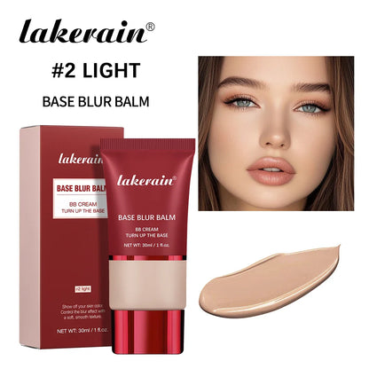 Matte Foundation Base Blur Soft Focus Matte Full Coverage Natural Fit Face Makeup Lightweight Long-Lasting Concealer BB Cream